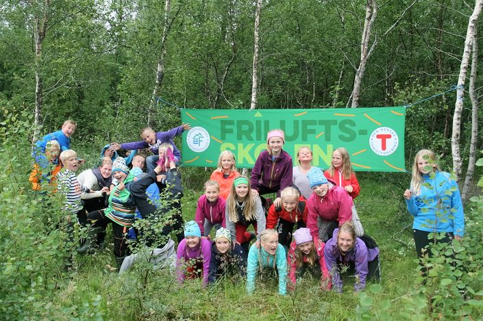 Friluftsskolen - foto: Salten Friluftsråd Friluftsskolen