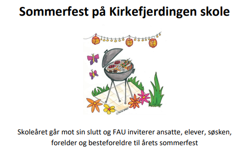 Invitasjon sommerfest