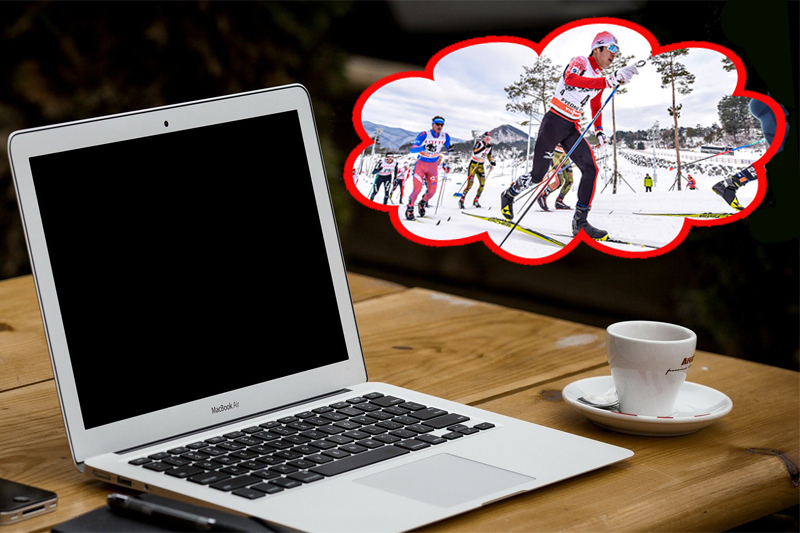 Drømmer du også om å få deg en god treningstur mens du sitter på kontoret og er stresset av tidsklemma. Kontorfoto: Creative Commons/Pixabay.com. Langrennsfoto: Thibaut/NordicFocus. Montasje: Langrenn.com. Drømmer du også om å få deg en god treningstur mens du sitter på kontoret og er stresset av tidsklemma. Kontorfoto: Creative Commons/Pixabay.com. Langrennsfoto: Thibaut/NordicFocus. Montasje: Langrenn.com.