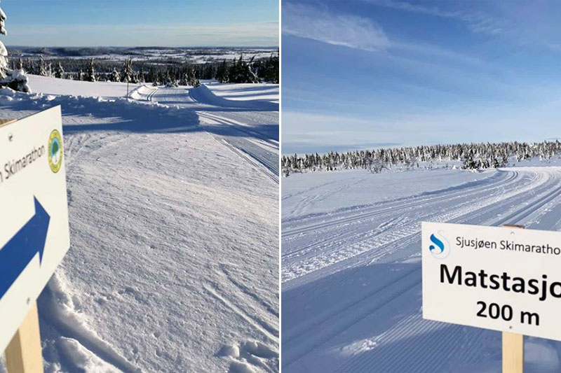 3 dager foran Sjusjøen Skimarathon 2020 fra Sjusjøen Skisenter Natrudstilen ser det slik ut i fjellet. Arrangørfoto. 3 dager foran Sjusjøen Skimarathon 2020 fra Sjusjøen Skisenter Natrudstilen ser det slik ut i fjellet. Arrangørfoto.