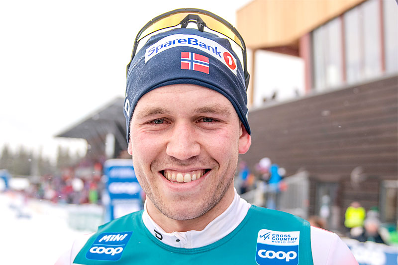 Den ferske totalvinneren av Ski Tour 2020, Pål Golberg, er selvskreven i troppen til World Cup Lahti. Foto: Thibaut/NordicFocus. Den ferske totalvinneren av Ski Tour 2020, Pål Golberg, er selvskreven i troppen til World Cup Lahti. Foto: Thibaut/NordicFocus.
