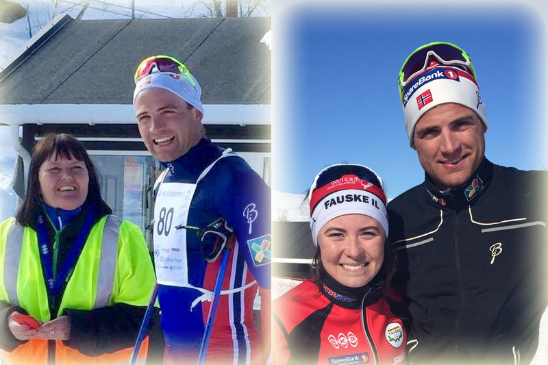 TV: Niklas Dyrhaug deltok i Kobberløpet første gang i 2016, her med Mona Mosti, daglig leder i Kobberløpet. Arkivfoto: Kobberløpet. TH: Her er Niklas sammen med vinneren i dameklassen samme år, Ingrid Mathisen. Foto: Anders Lea Karlskås. TV: Niklas Dyrhaug deltok i Kobberløpet første gang i 2016, her med Mona Mosti, daglig leder i Kobberløpet. Arkivfoto: Kobberløpet. TH: Her er Niklas sammen med vinneren i dameklassen samme år, Ingrid Mathisen. Foto: Anders Lea Karlskås.