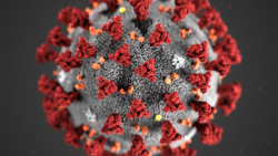Korona virus illustrasjon