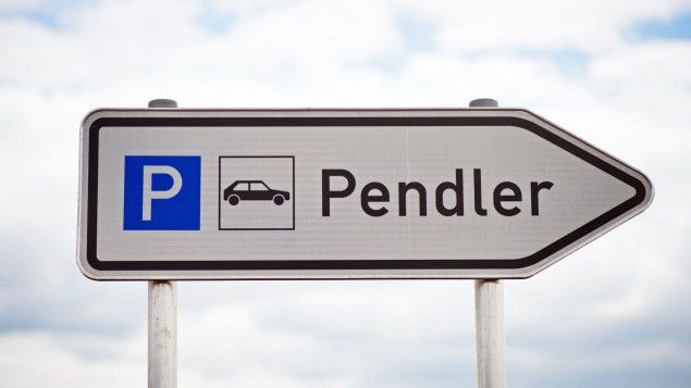 Pendler skilt