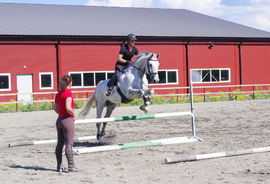 Ridelærerstudiet var en av de tingene man måtte finne ut litt mer om i påskenøttene våre.