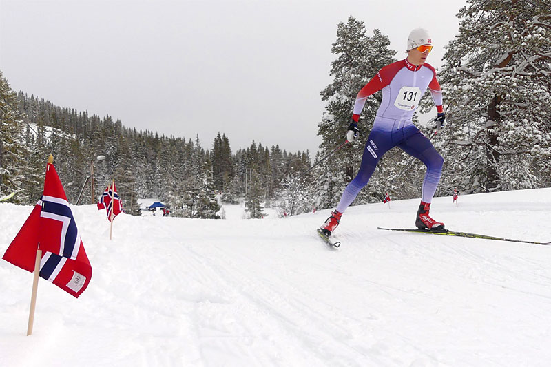 Trondhjems Skiklub kunne invitere til 14,5 km langt skirenn under magiske forhold i Bymarka 16. mai 2020. På bildet ser vi junioren Henrik Wist fra Byaasen Skiklub. Arrangørfoto. Trondhjems Skiklub kunne invitere til 14,5 km langt skirenn under magiske forhold i Bymarka 16. mai 2020. På bildet ser vi junioren Henrik Wist fra Byaasen Skiklub. Arrangørfoto.