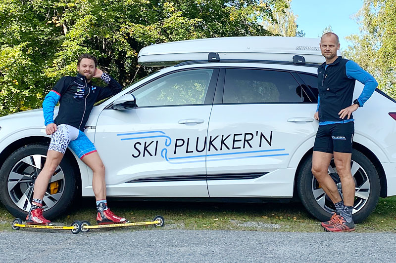 Team Norconsult og Skiplukkern inngår avtale om samarbeid rundt plukk av ski, slip og testing. Foto: Privat. Team Norconsult og Skiplukkern inngår avtale om samarbeid rundt plukk av ski, slip og testing. Foto: Privat.