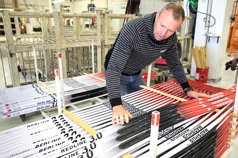 Redline 3.0 fra Madshus. Her med den norske skifabrikkens Bjørn Ivar Austrem. Foto: Stefano Zatta / Madshus. Redline 3.0 fra Madshus. Her med den norske skifabrikkens Bjørn Ivar Austrem. Foto: Stefano Zatta / Madshus.