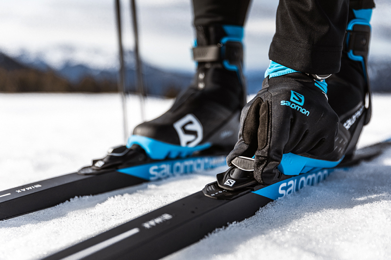 Prolink Shift-In er et nytt bindingssytem for langrennsski som gjør det mulig å flytte bindingen underveis på økta og i fart. Foto: Salomon. Prolink Shift-In er et nytt bindingssytem for langrennsski som gjør det mulig å flytte bindingen underveis på økta og i fart. Foto: Salomon.