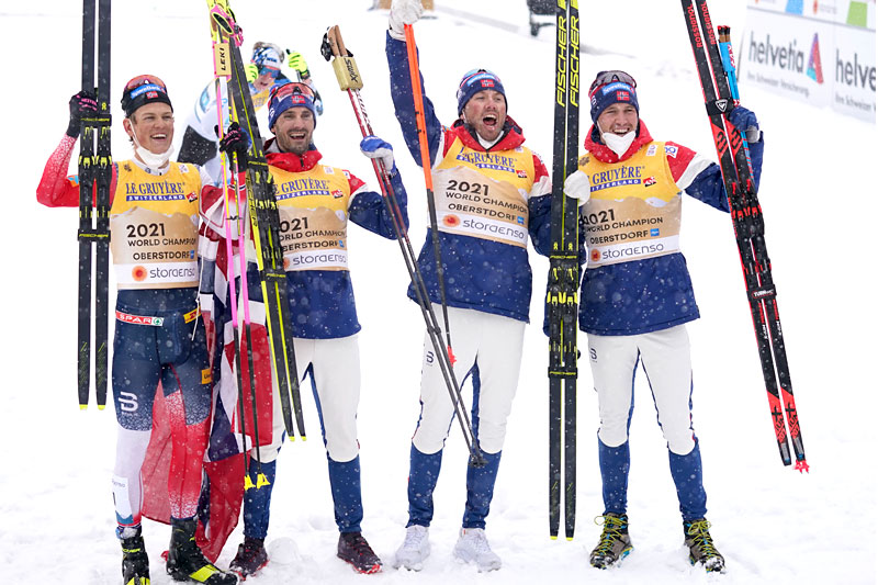 VM OBERSTDORF GULL TIL I HERRESTAFETTEN