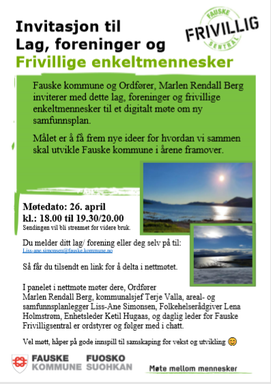 invitasjon - lag, foreninger og frivilligheten