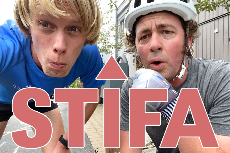 Erik Wickström og Niklas Bergh som driver podcasten Lagom Kondition har etablert begrepet STIFA som faktor for å vise stigning i konkurranser og løyper. Erik Wickström og Niklas Bergh som driver podcasten Lagom Kondition har etablert begrepet STIFA som faktor for å vise stigning i konkurranser og løyper.