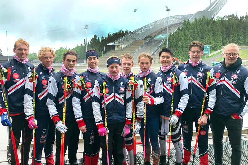 Utøvere i Team Bygdø, fra venstre: Marcus, Sander, Jani, Jakob, Alvar, Ådne, Petter, Petter, Herman og coach Sundby. Foto: Team Bygdø. Utøvere i Team Bygdø, fra venstre: Marcus, Sander, Jani, Jakob, Alvar, Ådne, Petter, Petter, Herman og coach Sundby. Foto: Team Bygdø.