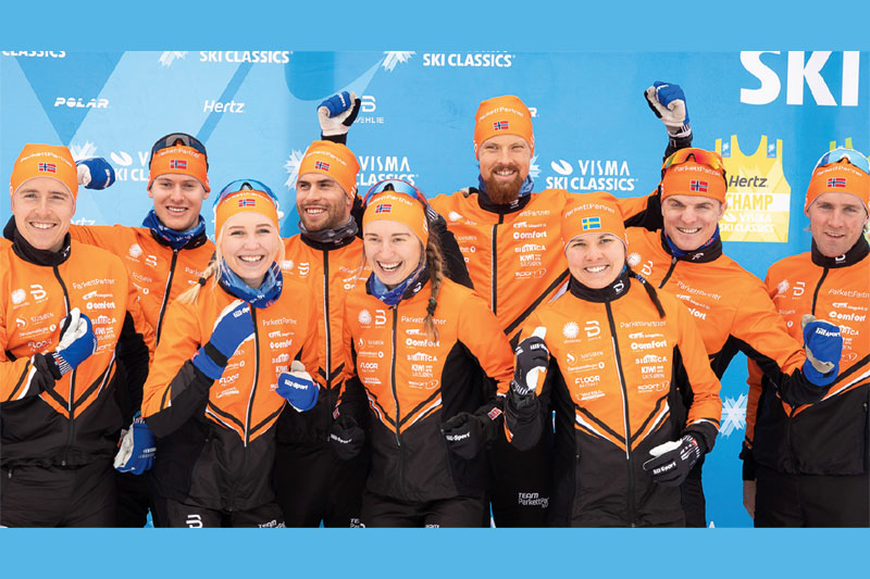 Team ParkettPartner har blitt til Team Næringsbanken og de satser videre i langløpscupen Ski Classics. Team ParkettPartner har blitt til Team Næringsbanken og de satser videre i langløpscupen Ski Classics.