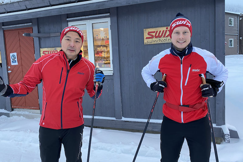 Pat Lam Thorstad (til venstre) og makker Christian Erichsen dobler staben på stav- og rulleskiutvikling hos Swix. Foto: Swix Pat Lam Thorstad (til venstre) og makker Christian Erichsen dobler staben på stav- og rulleskiutvikling hos Swix. Foto: Swix