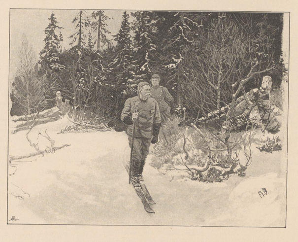 2. Fra Laurentius Urdahl, Norsk Fødselsdags album, 1891, Illustrasjon Andreas Bloch.png