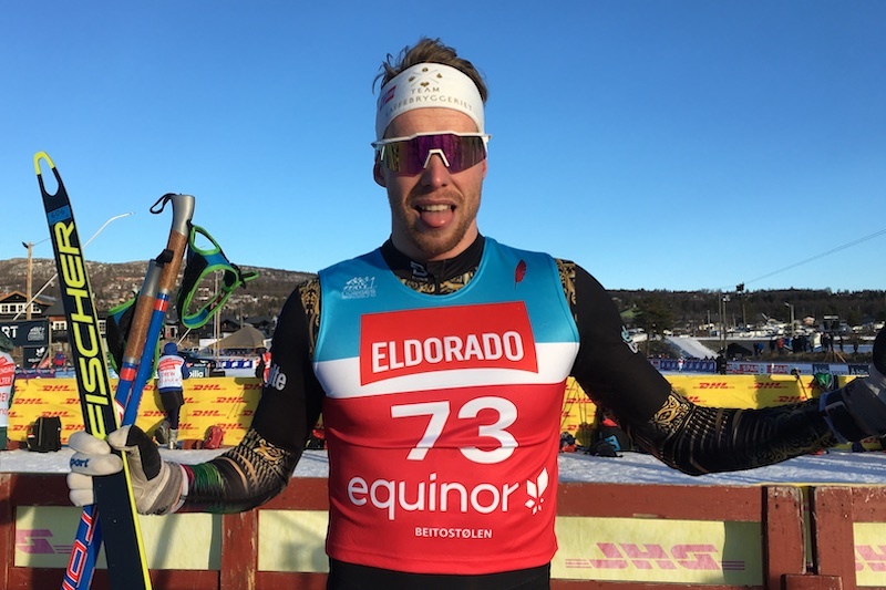 Stian Berg fra Team Kaffebryggeriet staket gjennom alle de stakefrie sonene i det 15 kilometer lange klassiskrennet under sesongåpningen på Beitostølen. Foto: Ingeborg Scheve/Langrenn.com Stian Berg fra Team Kaffebryggeriet staket gjennom alle de stakefrie sonene i det 15 kilometer lange klassiskrennet under sesongåpningen på Beitostølen. Foto: Ingeborg Scheve/Langrenn.com