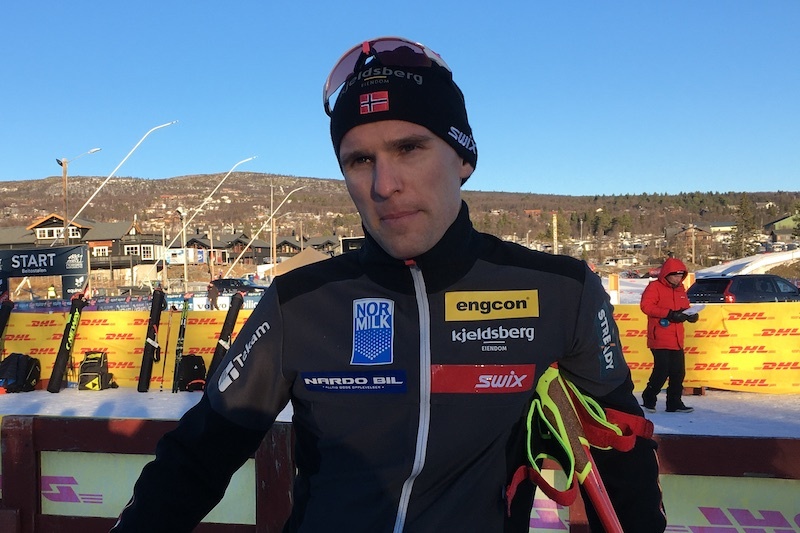 Didrik Tønseth var skuffa etter 9.plassen på 15km klassisk under sesongåpningen på Beitostølen lørdag. Foto: Ingeborg Scheve/Langrenn.com Didrik Tønseth var skuffa etter 9.plassen på 15km klassisk under sesongåpningen på Beitostølen lørdag. Foto: Ingeborg Scheve/Langrenn.com