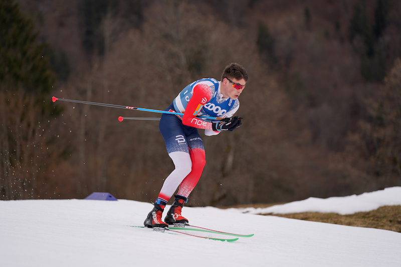 Harald Østberg Amundsen er vraket fra verdenscupåpningen i Ruka til helga. Her fra VM 2021, der 23-åringen tok medalje på 15km fristil. Foto: Nordic Focus Harald Østberg Amundsen er vraket fra verdenscupåpningen i Ruka til helga. Her fra VM 2021, der 23-åringen tok medalje på 15km fristil. Foto: Nordic Focus