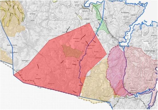 Kart - forslag til utvidetlandingsområde