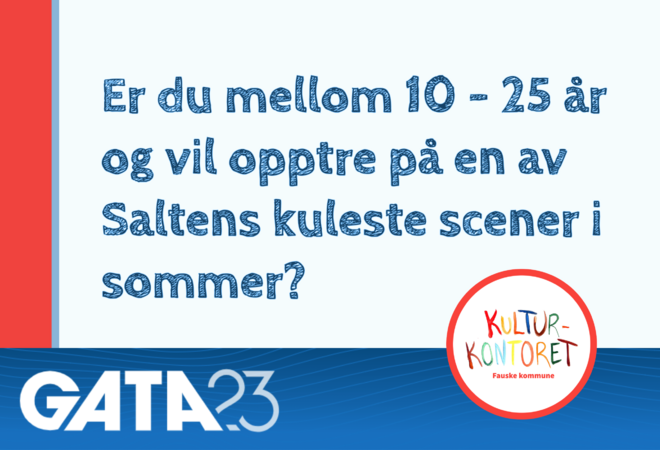 Gatfestivalen 2023 + kulturkontoret