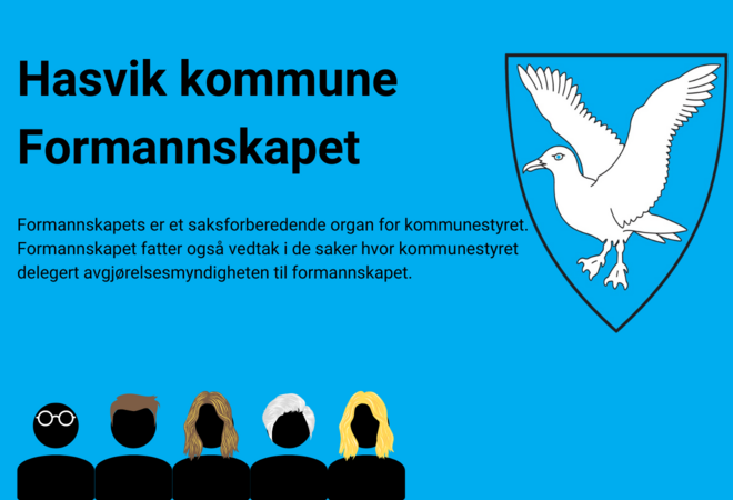 illustrasjon av formannskapet i hasvik kommune