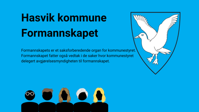 illustrasjon av formannskapet i hasvik kommune