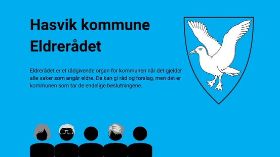 illustrasjon av eldrerådet i hasvik kommune