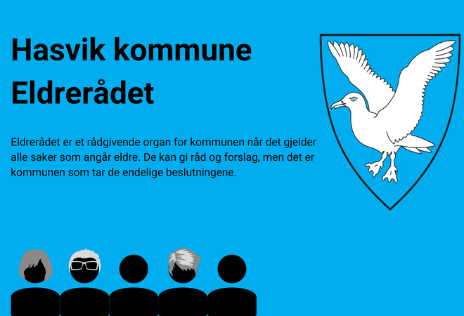 illustrasjon av eldrerådet i hasvik kommune