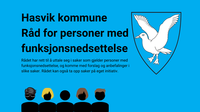 illustrasjon av råd for personer med funksjonsnedsettelse hasvik kommune