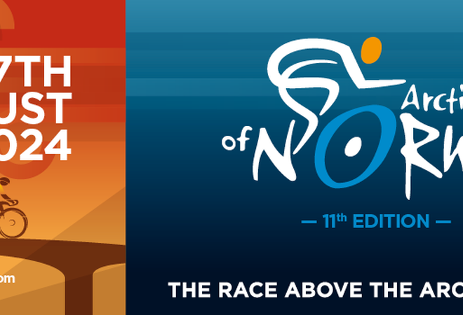 Arctic Race of Norways logo og datoene 4. - 7- august 2024