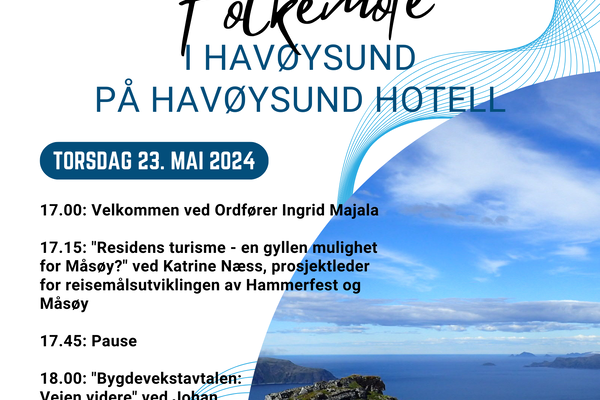 Måsøy kommune inviterer til folkemøte 2