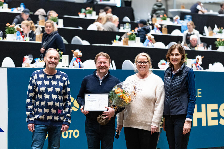 Fra prisutdelingen på Agria Oslo Horse Show. Foto: Helene Gjerde Aamdal