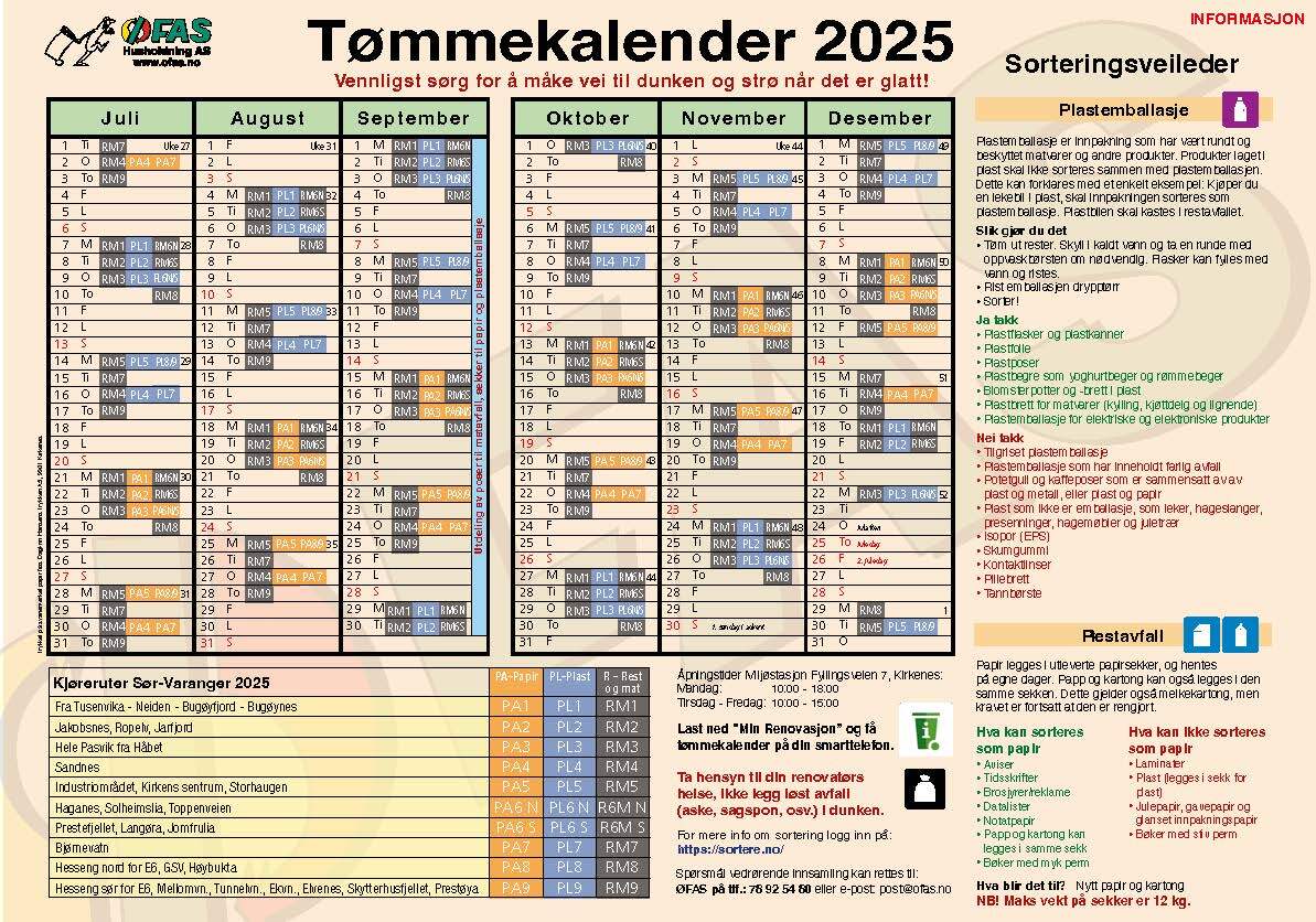 Tømmekalender side 2