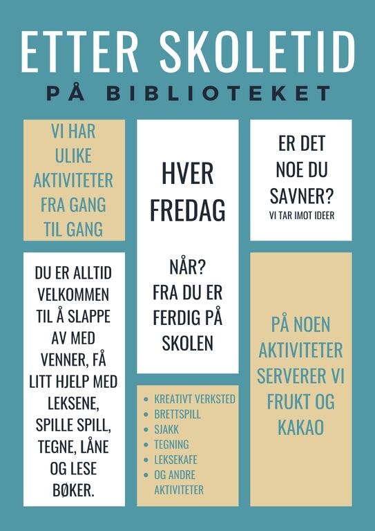 plakat biblioteket