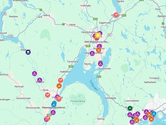 Bildet er et kartutsnitt som viser sirkulærkartet, som er omtalt i teksten.