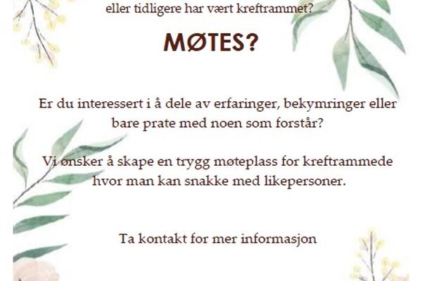 Møteplass for kreftrammede