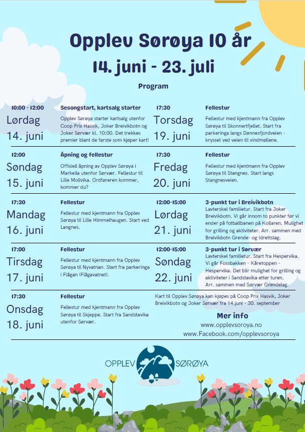 Opplev Sørøya - Program 2025 1
