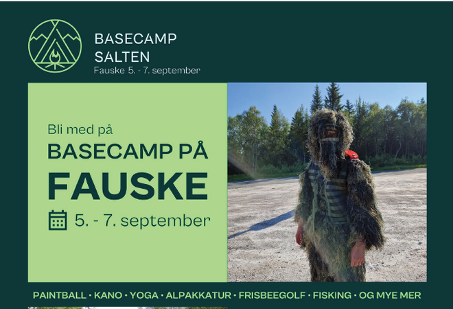 Plakat Basecamp Fauske