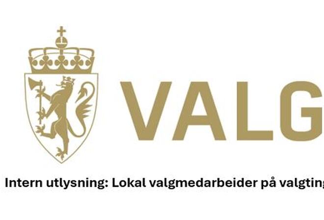 Logo Intern utlysning valgmedarbeider