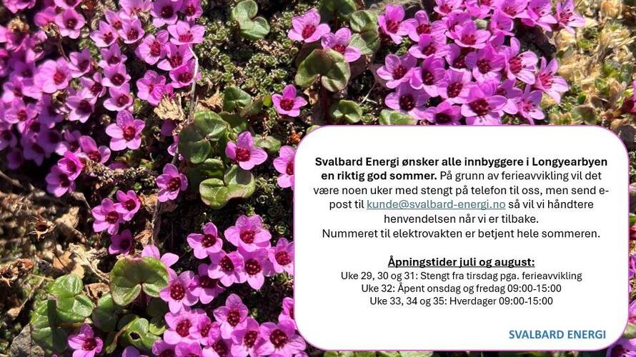 Åpningstider juli og august_norsk