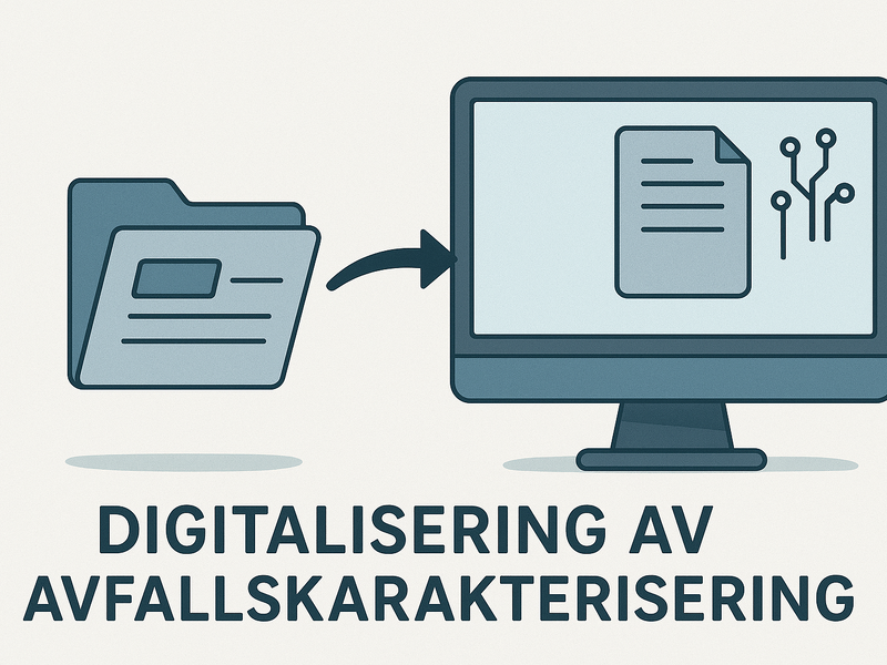 Digitalisering av avfallskarakterisering
