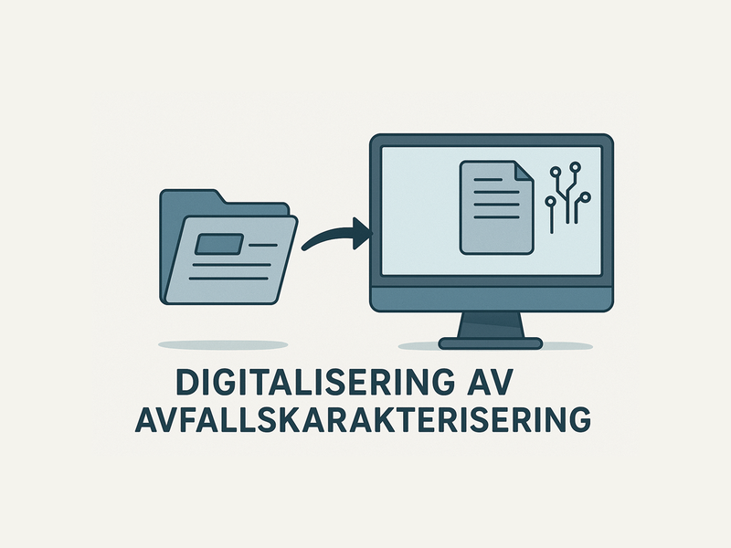 Digitalisering av avfallskarakterisering