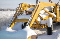 traktor sne