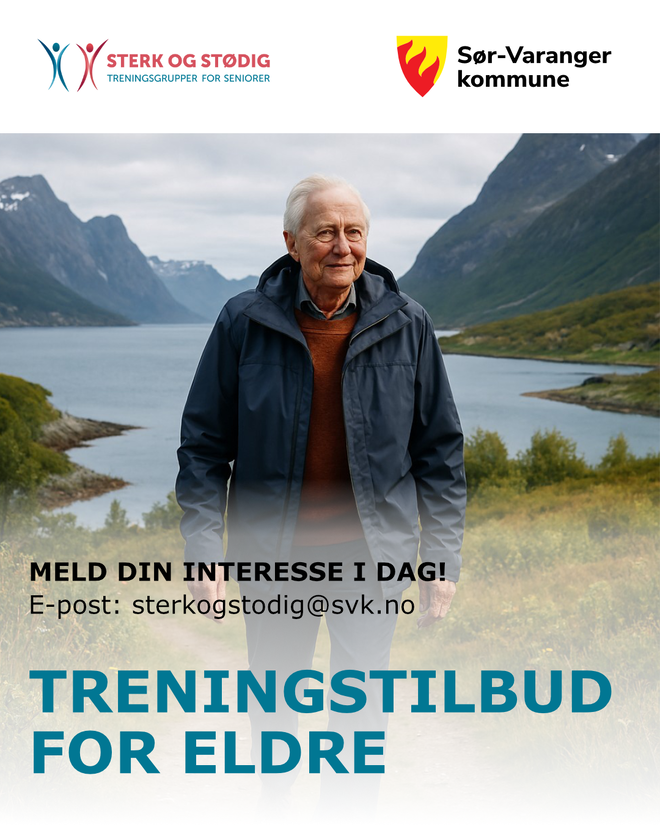 Sterk og stødig plakat