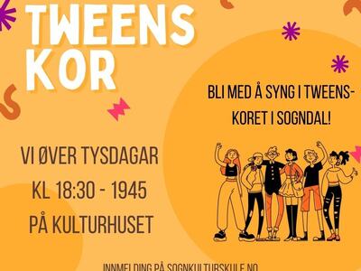 inforbilete om tweenskoret