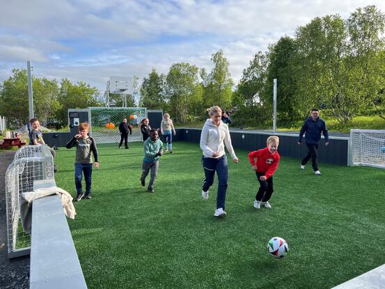 aktivitet i ballbingen