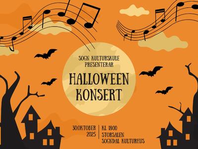 BIlde av plakat - halloweenkonsert