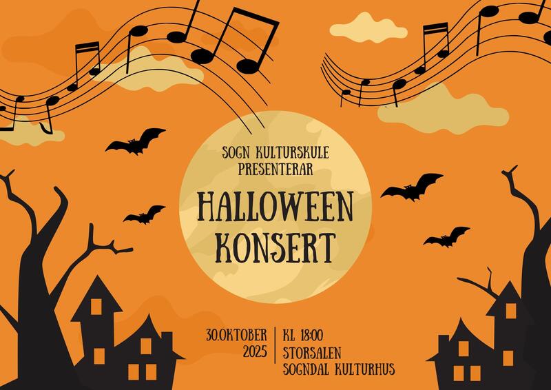 BIlde av plakat - halloweenkonsert