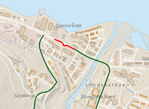 Midlertidig stenging av Vei 600 2